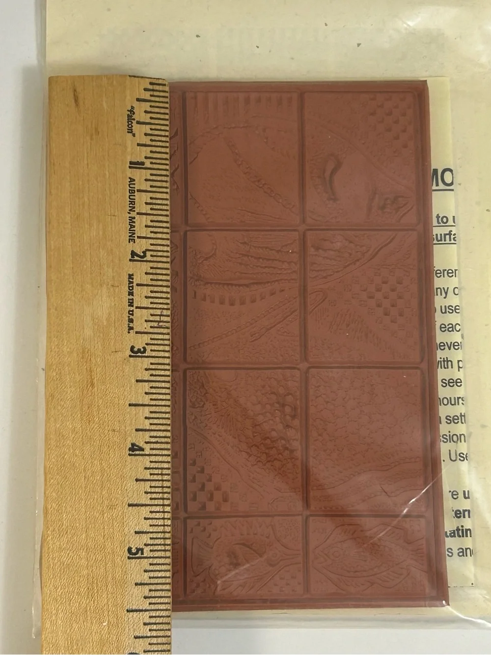 Vintage Impress Me Fish Designs A Set 101 - Unmounted Rubber Block Stamp